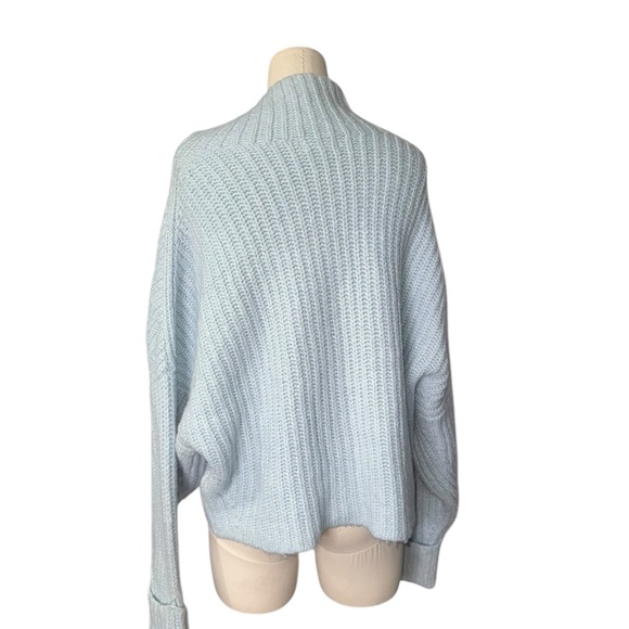 Anthropologie Maeve Athena Cowl Neck Blue Sweater sz S - Picture 4 of 5